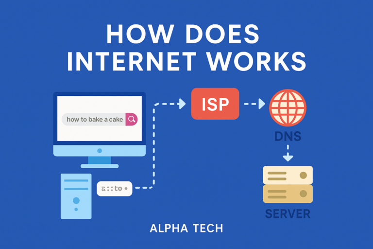 How does internet works
