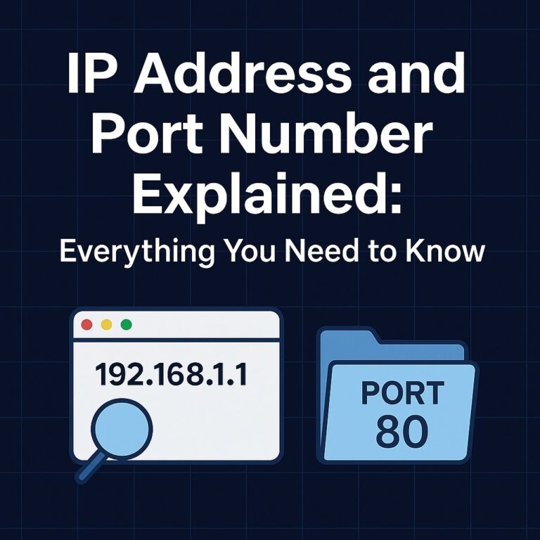 IP addresses and port number