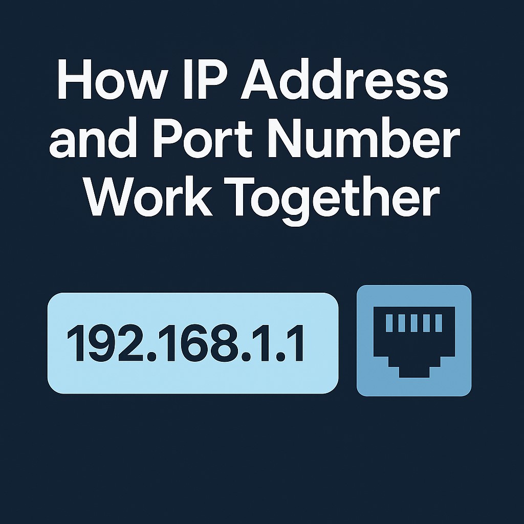 IP addresses and port numbers